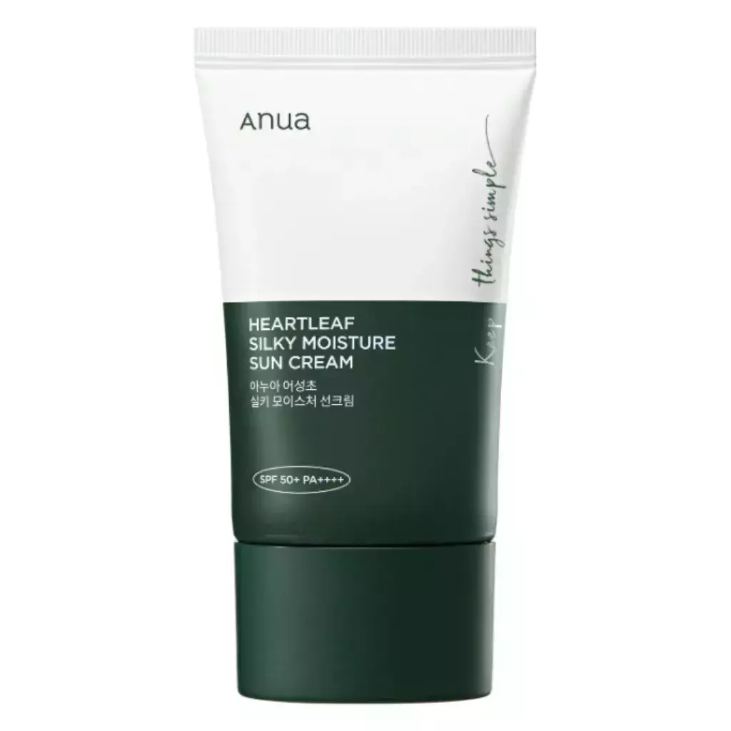 ANUA Heartleaf Silky Moisture Sun Cream SPF50+ 50 ml