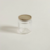 FRASCO REDONDO VIDRIO LABRADO Y ACACIA 800ML - BENIA HOME