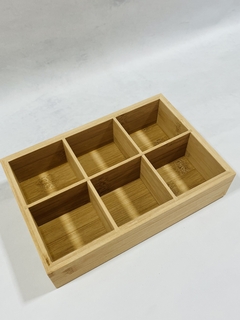 CAJA BAMBOO P/TE SIN TAPA - BENIA HOME