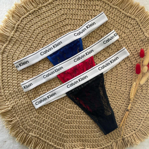 2307 - Colales encaje con elastico calvin