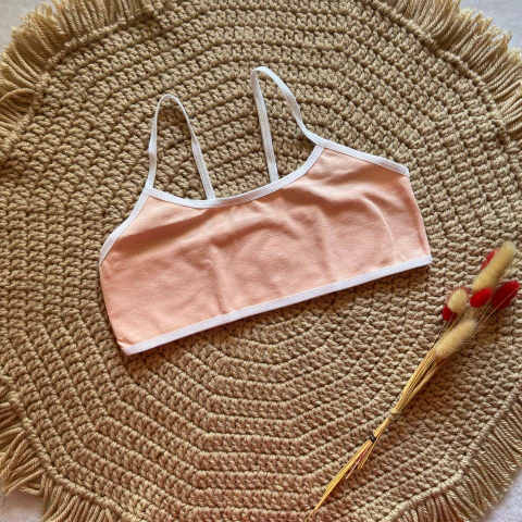 60 Salmon - corpiño principiante (10 a 14 años) - comprar online