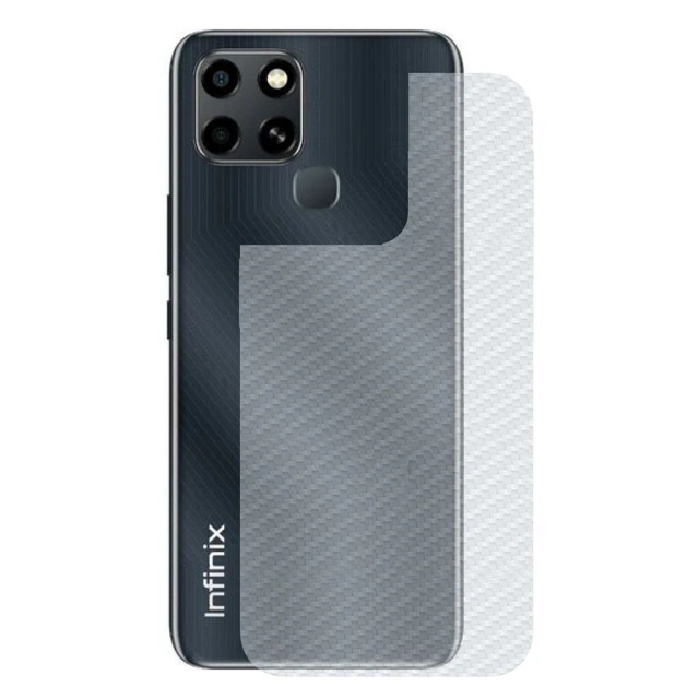 Película para Infinix Smart 6 - Traseira de Fibra de Carbono