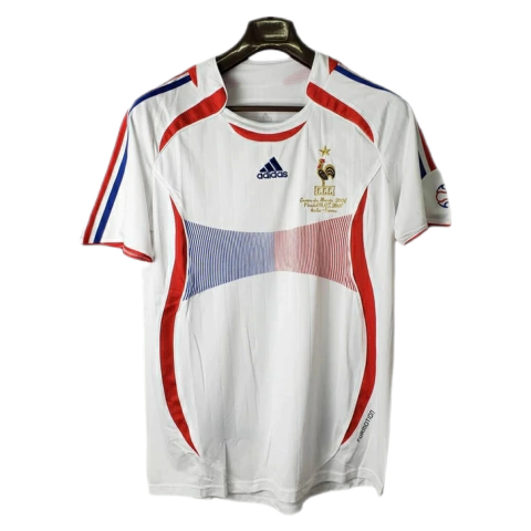 Camisa Retrô Seleção da França II 2006 - Adidas Masculina - Branca