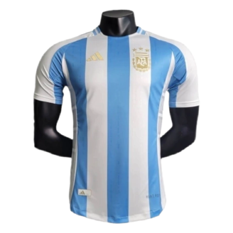Camisa Seleção Argentina I 24/25 - Jogador Adidas Masculina - Branca e azul