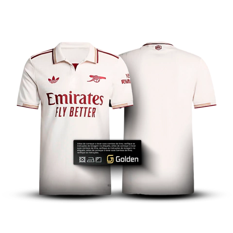Camisa Arsenal III 25/26 - Torcedor Adidas Masculina - Branca - comprar online