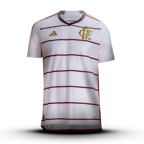 Camisa Flamengo II 23/24 - Torcedor Adidas Masculina - Branco