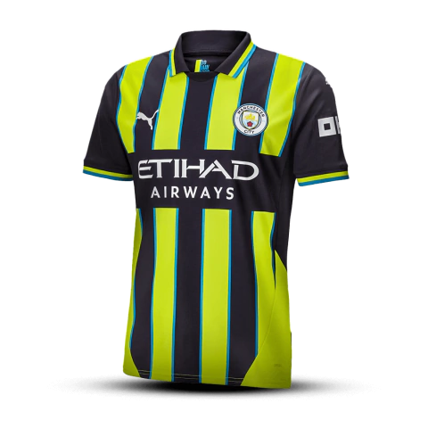 Camisa Manchester City II 24/25 - Torcedor Puma Masculina - Preta e verde