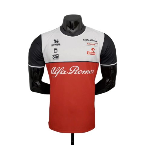 Camisa Alfa Romeo 23/24 - Fórmula 1 Masculina - Branca