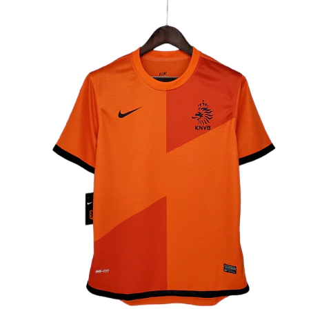 Camisa Retrô Seleção da Holanda I 2012 - Masculina Nike - Laranja