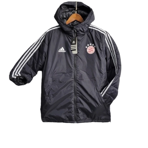 Jaqueta Corta-Vento Bayern de Munique 23/24 - Masculina Adidas - Preta