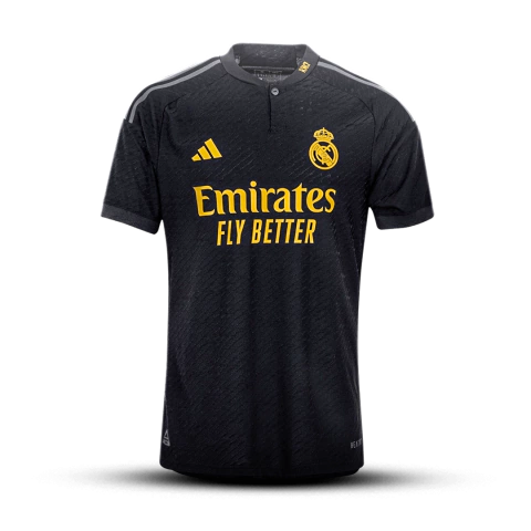 Camisa Real Madrid Third III 23/24 Torcedor Adidas Masculina - Preta