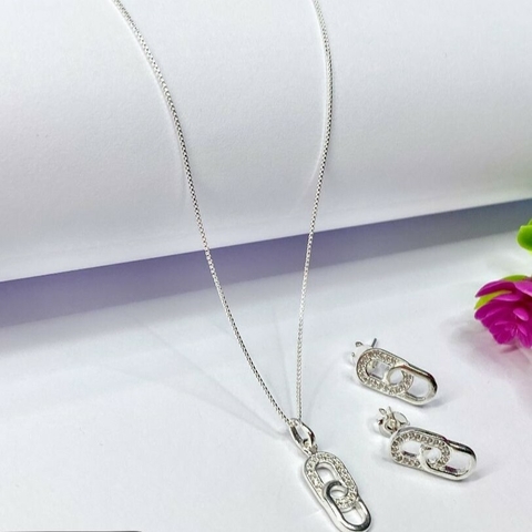 CONJUNTO NA MICRO ZIRCÔNIA - CJP0260