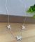 COLAR TODO EM BORBOLETAS NA MICRO ZIRCONIA 45CM - 600113C