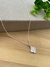 COLAR INSPIRAÇÃO VAN CLEEF NA CORRENTE GRUMET45CM - 400779C