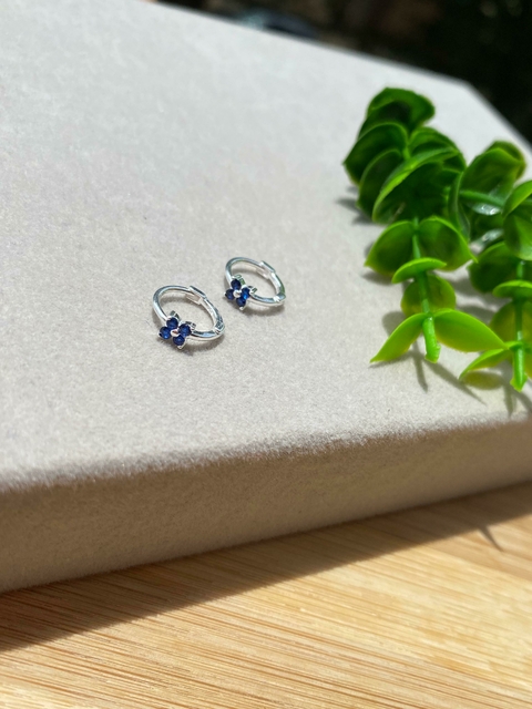 ARGOLA CLICK NA ZIRCÔNIA AZUL - 200814511