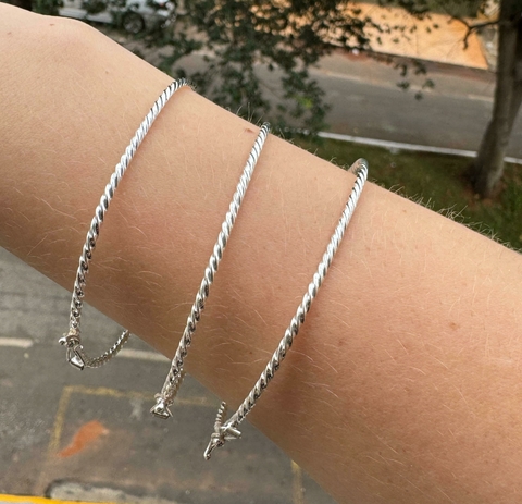 BRACELETE TRANÇADO 2.6MM COD DIST31013