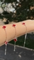 PULSEIRA VAN CLEEF VERMELHA COD PULVV2