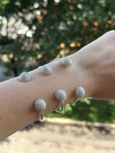 BRACELETE DUPLO DETALHE EM CIRCULO NA MICRO ZIRCONIA COD BRL3649
