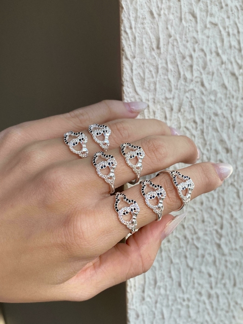 ANEL INSPIRAÇAO MINE COM DETALHE NA MICRO ZIRCONIA COD A4724