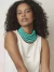colar freja cores verde turquesa - comprar online