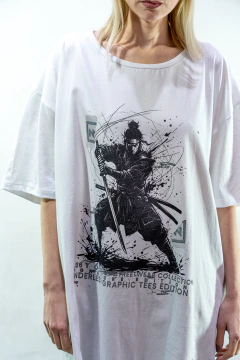 Remera Samurai White - comprar online