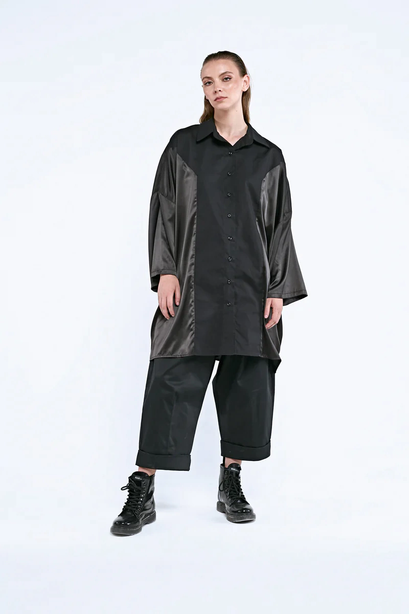 Camisa Oversize Baikara Black thumbnail 3