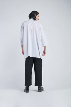 CAMISA OVERSIZE BAIKARA POPLIN WHITE en internet