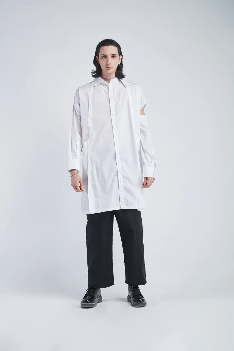 Camisa Oversize Bugendai White thumbnail 3