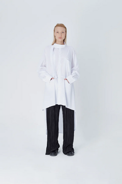 CAMISA OVERSIZE GINGA WHITE POPLIN en internet