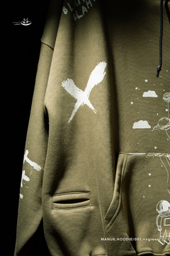 MANUK.HOODIE/001.>>GREEN