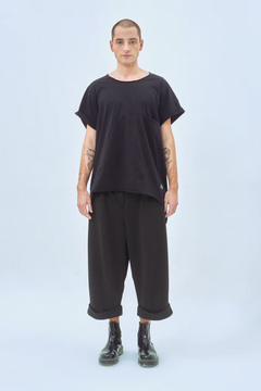 REMERA OVERSIZE PURASU BLACK - tienda online