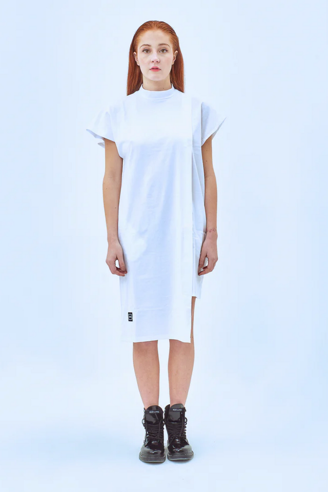 Remera Vestido Hafu White thumbnail 2