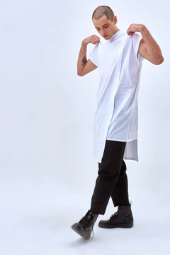 REMERA VESTIDO HAFU WHITE - comprar online