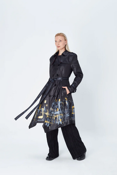 TRENCH FIREWALL BLACK ABSTRACT - comprar online