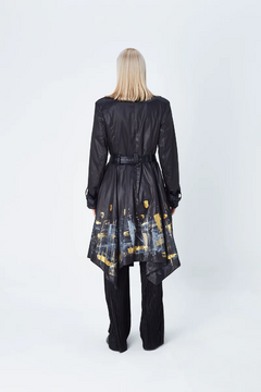 TRENCH FIREWALL BLACK ABSTRACT - Panni Margot