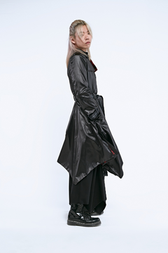 TRENCH FIREWALL BLACK SATIN