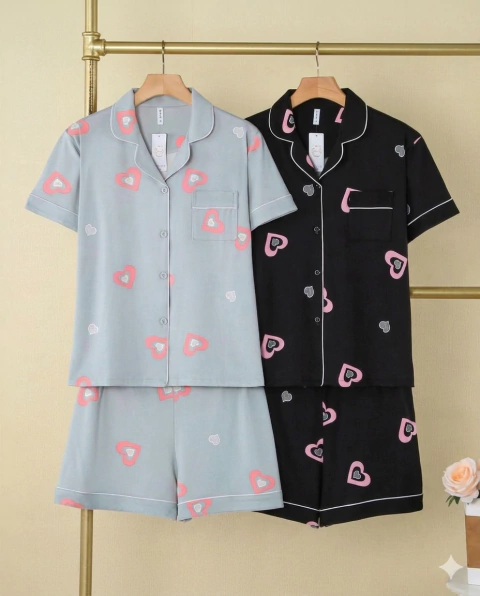 Pijama Corações