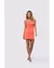 Vestido Com Short Beach Tennis Drop Shot Coral