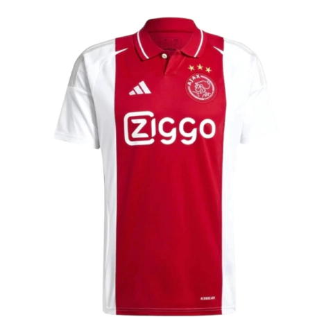 Camisa Ajax Home I 24/25 - Torcedor Adidas Masculina - Vermelha e branca