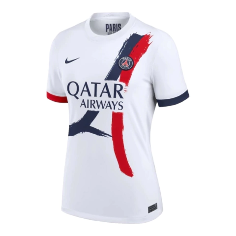 Camisa Paris Saint-Germain Away II 24/25 - Torcedor Nike Feminina - Branca