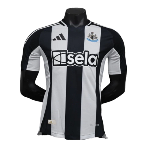Camisa Newcastle Home I 24/25 - Jogador Adidas Masculina - Preta e branca