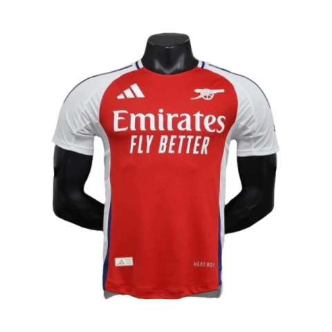 Camisa Arsenal Home I 24/25 - Jogador Adidas Masculina - Branca e vermelha