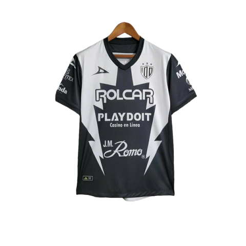 Camisa Necaxa do México Away II 23/24 - Torcedor Pirma Masculina - Branco com detalhes em preto