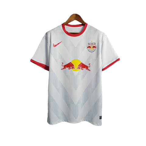 Camisa Red Bull Salzburg Edição Especial 23/24 - Jogador Nike Masculina - Branca com detalhes em vermelho