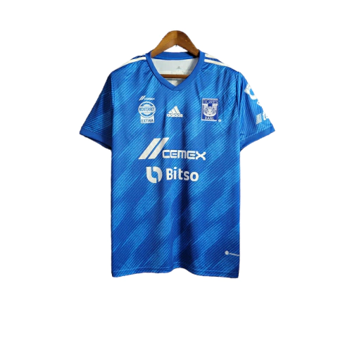 Camisa Tigres do México Away II 22/23 - Torcedor Adidas Masculina - Azul com detalhes em branco