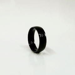 Anillo ébano infinito