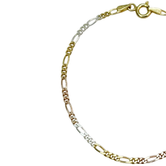 Imagen de Pulsera baño de oro .925