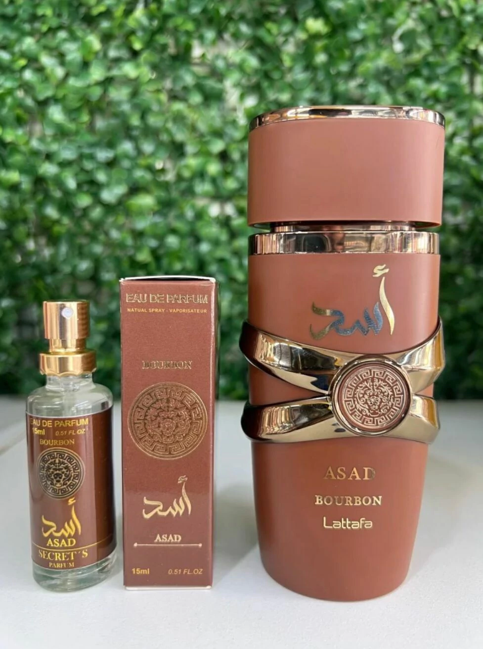 Perfume Miniatura Árabe Asad Bourbon - ( Inspirado ) - Eau de Parfum Secret´s - 15ml