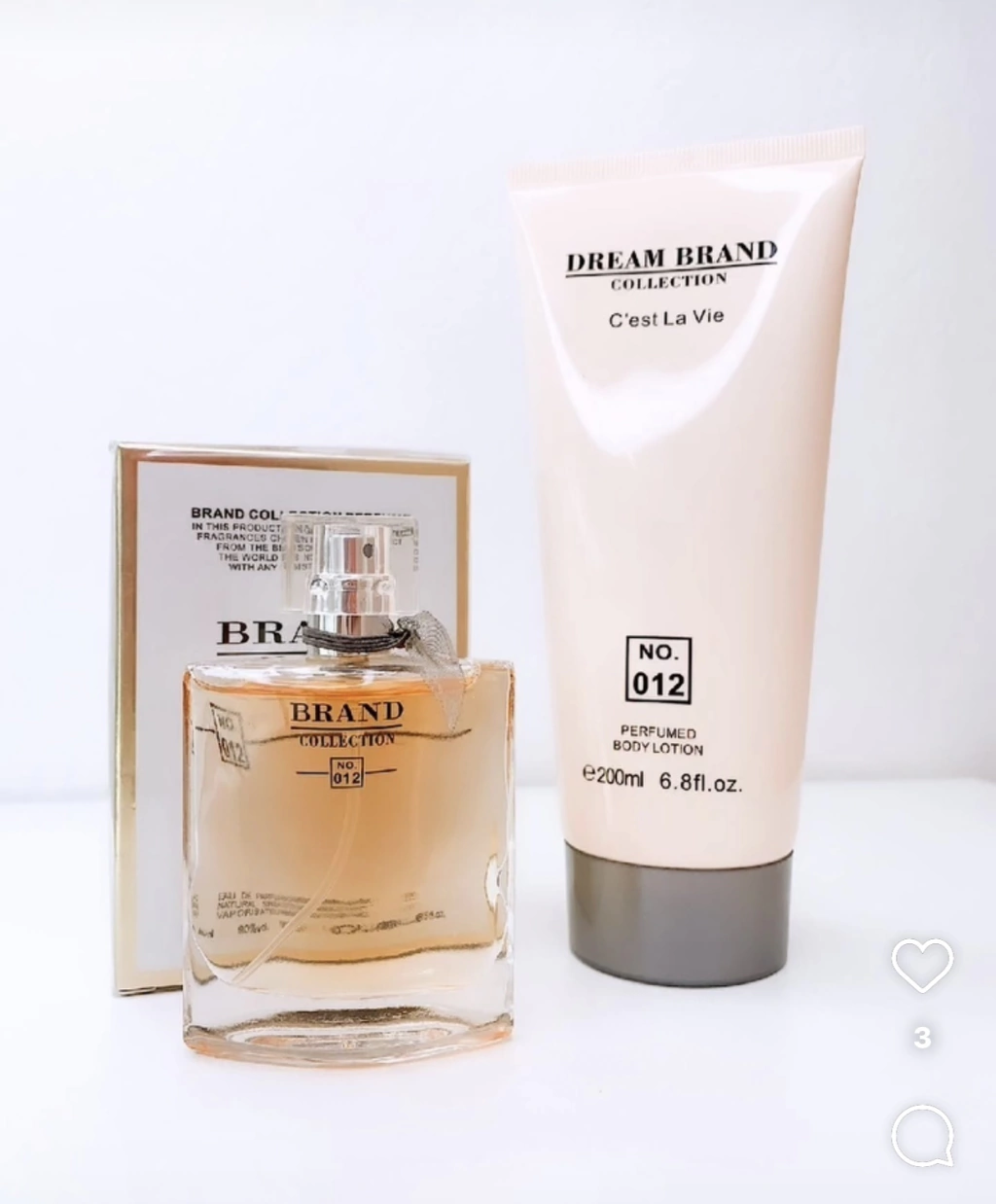 Combo Brand collection 012 Hidratante 200g + Perfume 25ml