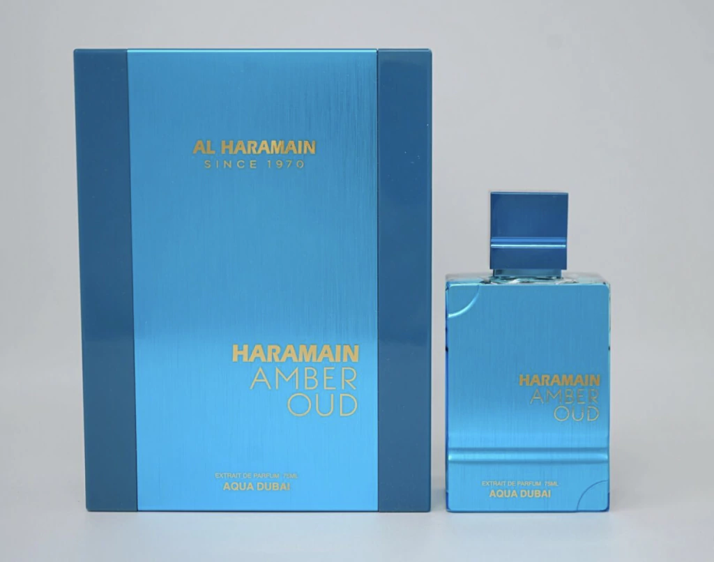 AL HARAMAIN - AMBER OUD AQUA DUBAI PERFUME COMPARTILHÁVEL 100ml
